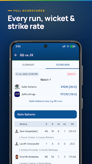 LPL 2026: Live Cricket Score Screenshot 3