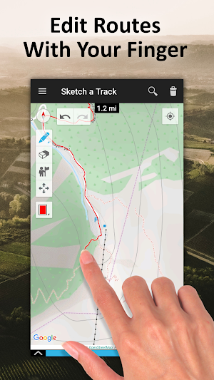 TouchTrails - Route Planner, GPX Viewer/Editor Screenshot 1