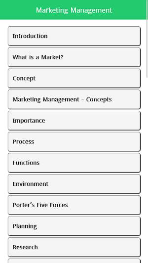 Marketing Management Screenshot 0
