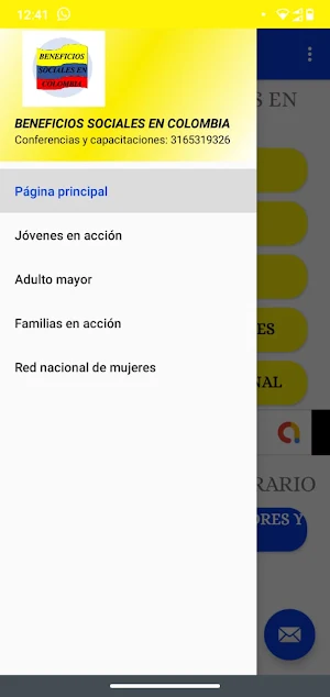 Beneficios Sociales en Colombia Screenshot 1