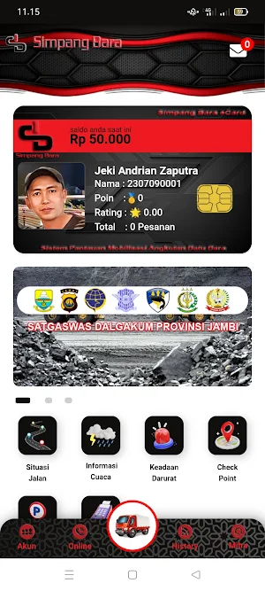 Simpang Bara Mobile Screenshot 0
