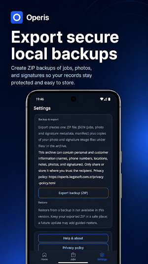 Operis: Field Service Reports Screenshot 0