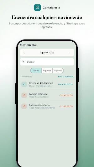 ContaIglesia Screenshot 1
