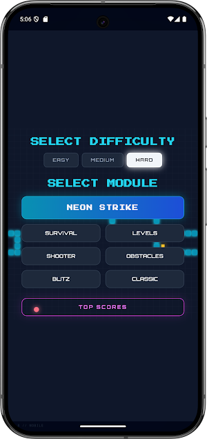 Neon Snake Strike By MDBTDJ Screenshot 0