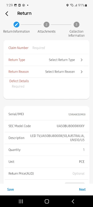 Return Automation Screenshot 3