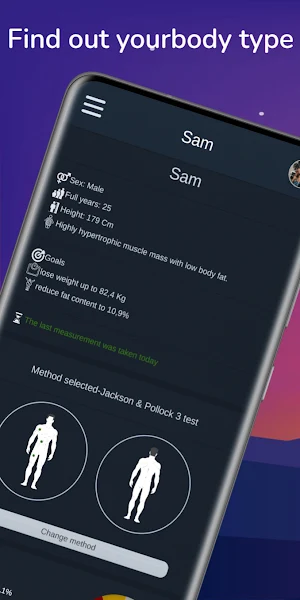 Caliperometry: Body Tracker Screenshot 0