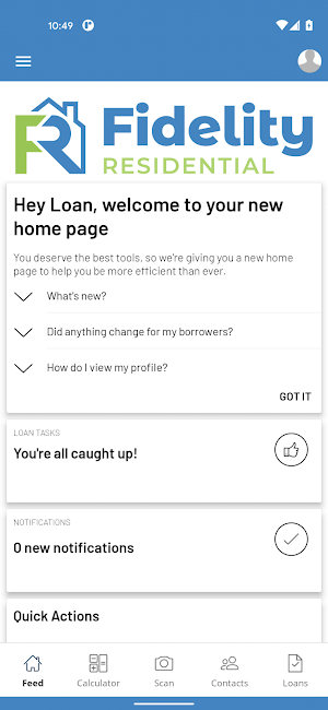 My Mortgage | Fidelity Resi Screenshot 0