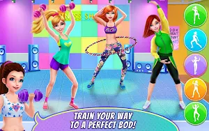 Fitness Girl - Dance & Play Screenshot 2