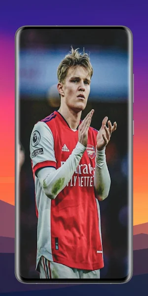 Martin Odegaard 4K Wallpaper Screenshot 3