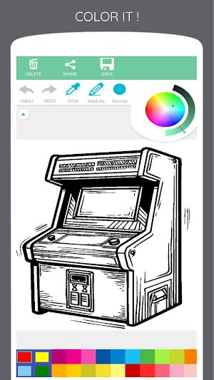Retro Coloring Book Screenshot 2