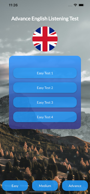 Advanced English Test Screenshot 0