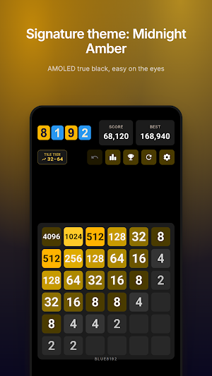 Blue8192 — More than 2048 Screenshot 0