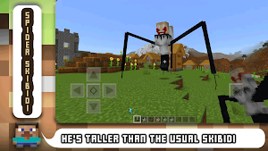 Skibidi Spider mod for MCPE Screenshot 1