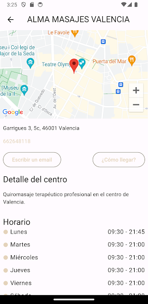 Alma Masajes Valencia Screenshot 1