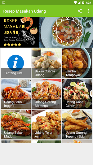 Resep Masakan Udang Screenshot 1
