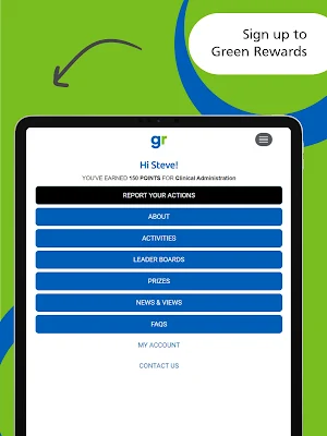 Royal Papworth; Green Rewards Screenshot 3