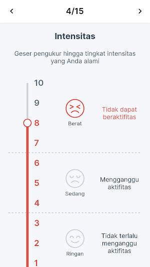 Guardian Headache Diary Screenshot 1