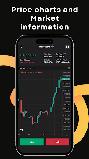 Kprice: Bitcoin & Crypto Screenshot 1