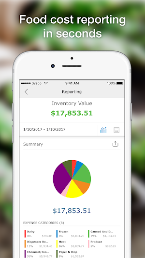 Sysco Mobile Inventory Screenshot 0