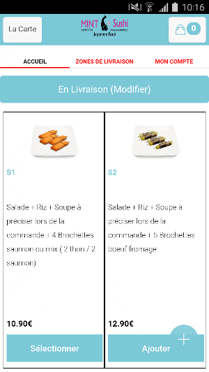 Mint Sushi Screenshot 2