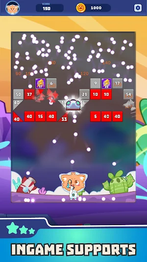 Space Astro Cat: Brick Galaxy Screenshot 3