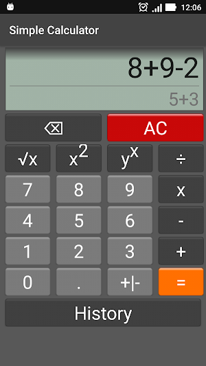 Simple Calculator Screenshot 1