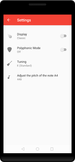 Guitar Tuner Screenshot 2