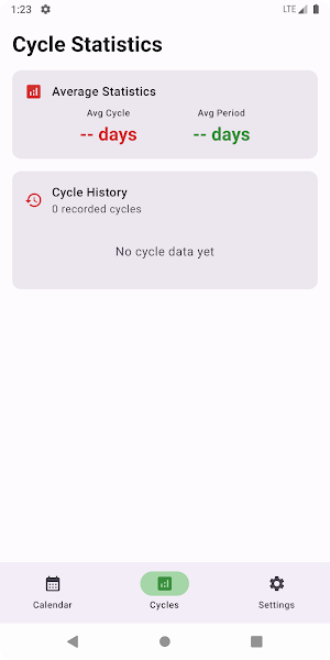 Period Calendar Screenshot 2