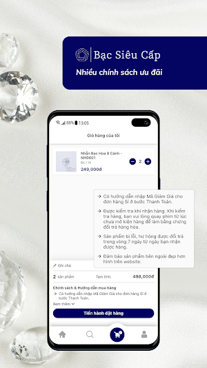 Bạc Siêu Cấp – Bán Sỉ Trang Sứ Screenshot 2