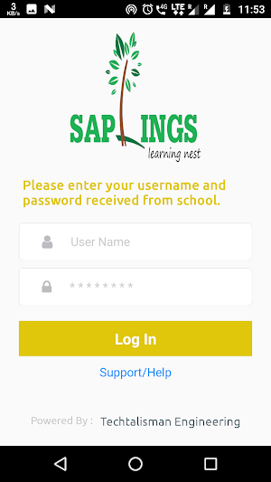 Saplings Parent App Screenshot 0