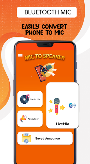 Live Mic To Bluetooth Speaker Screenshot 1