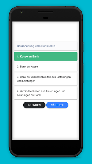 Rechnungswesen - Buchungssätze üben Screenshot 2