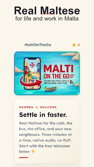 Malti On The Go: Learn Maltese Screenshot 0