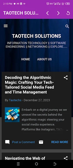 Taotech Solutions Screenshot 3