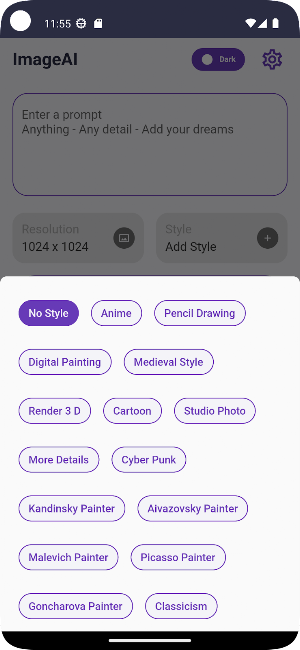 ImageAI – Art Generator Screenshot 3