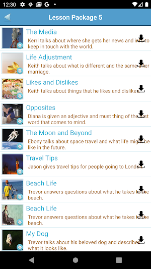 English Listening Practice Screenshot 2