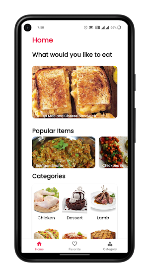 Curry Up - Find Food Recipes Screenshot 0