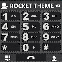 Theme Black Leather RocketDial