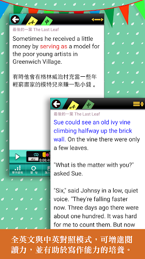 常春藤英文讀本 07 最後的一葉 Screenshot 1