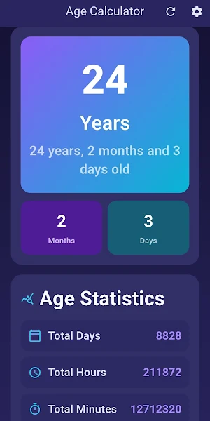 Age Finder - Date to Age Screenshot 2