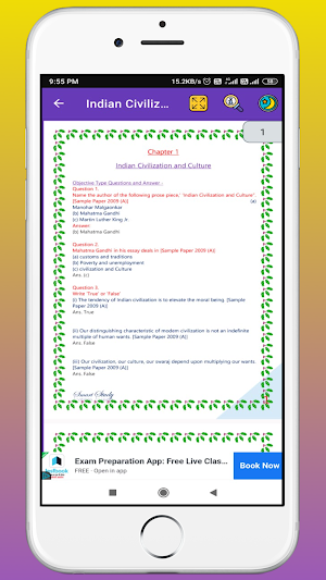 12th English Book Solutions Screenshot 3