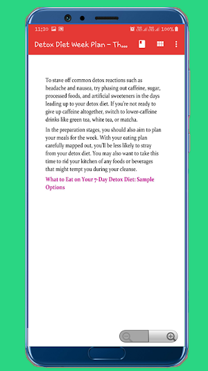 Detox Diet Week Plan Screenshot 3