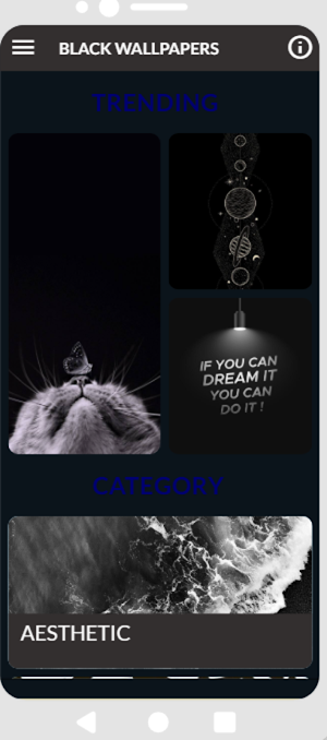 Black Wallpapers HD Screenshot 0