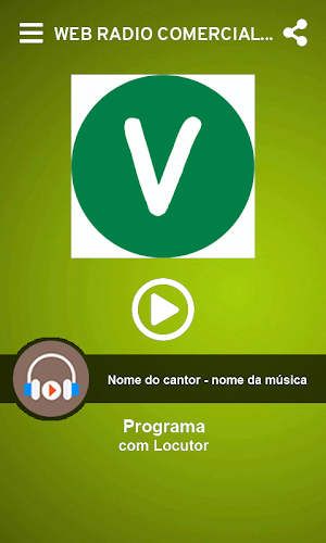 Web Rádio Comercial do Vale Screenshot 0