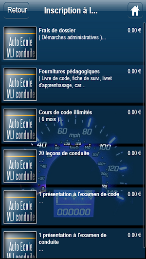 Auto école MJ Conduite Screenshot 2