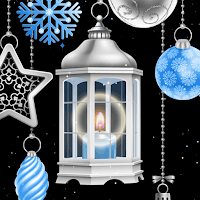 Winter Lantern - Wallpaper