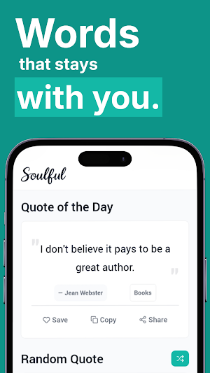 Soulful - 50K+ Quotes Offline Screenshot 0