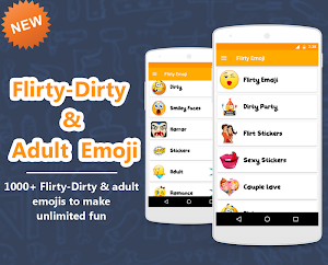 Flirty emoji, Adult stickers & Dirty emoji Screenshot 0