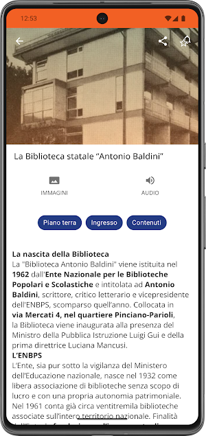 Antonio Baldini State Library Screenshot 3