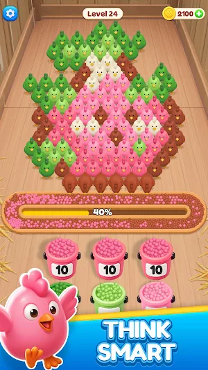 Chicken Jam: Color Puzzle Screenshot 2